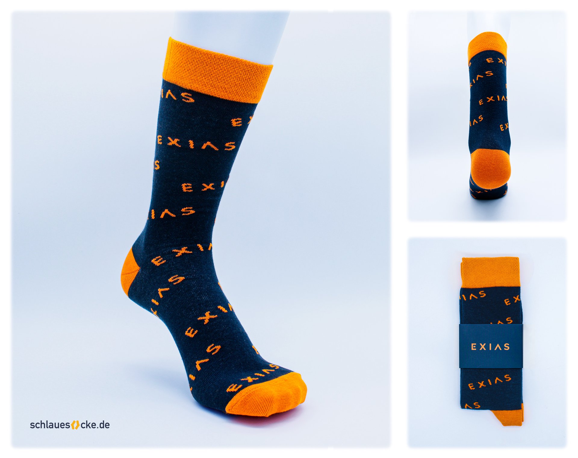Sample project: Exias – custom socks with packaging (Full Set)