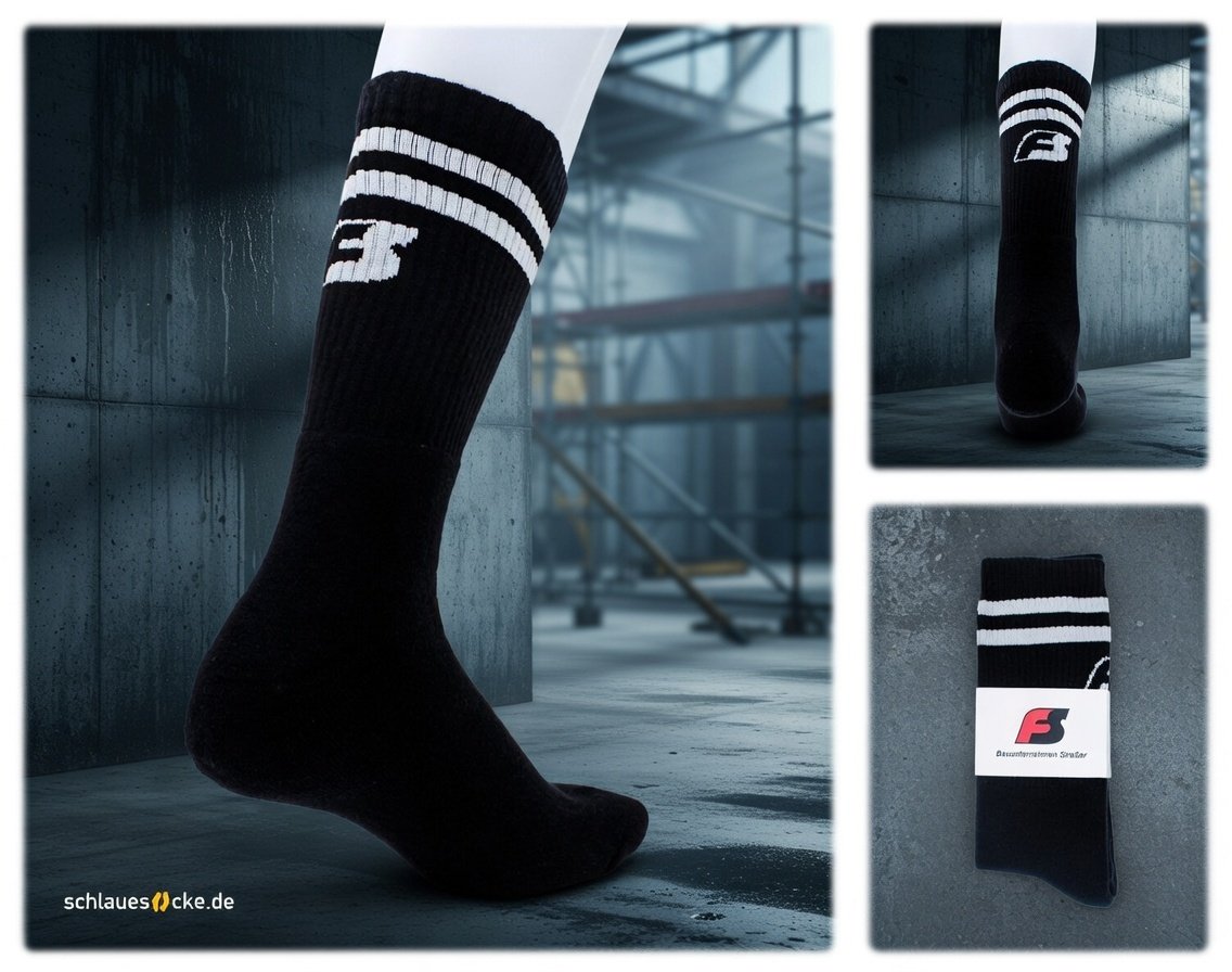Beispielprojekt: individuelle Logo-Socken nach Kundenwunsch (Custom Socks), kein Katalogprodukt