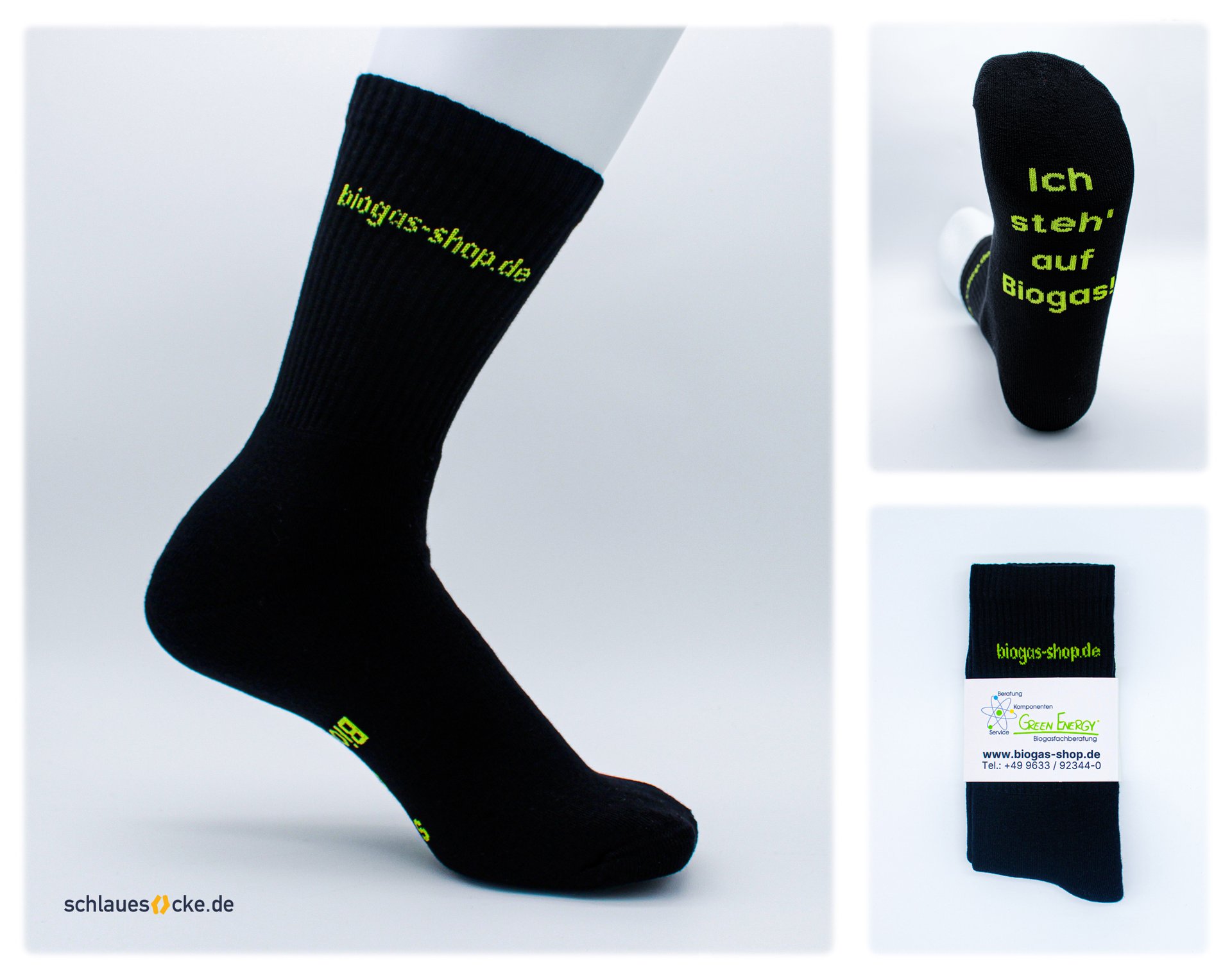 Sample project: Greenzone – custom socks with packaging (Full Set)