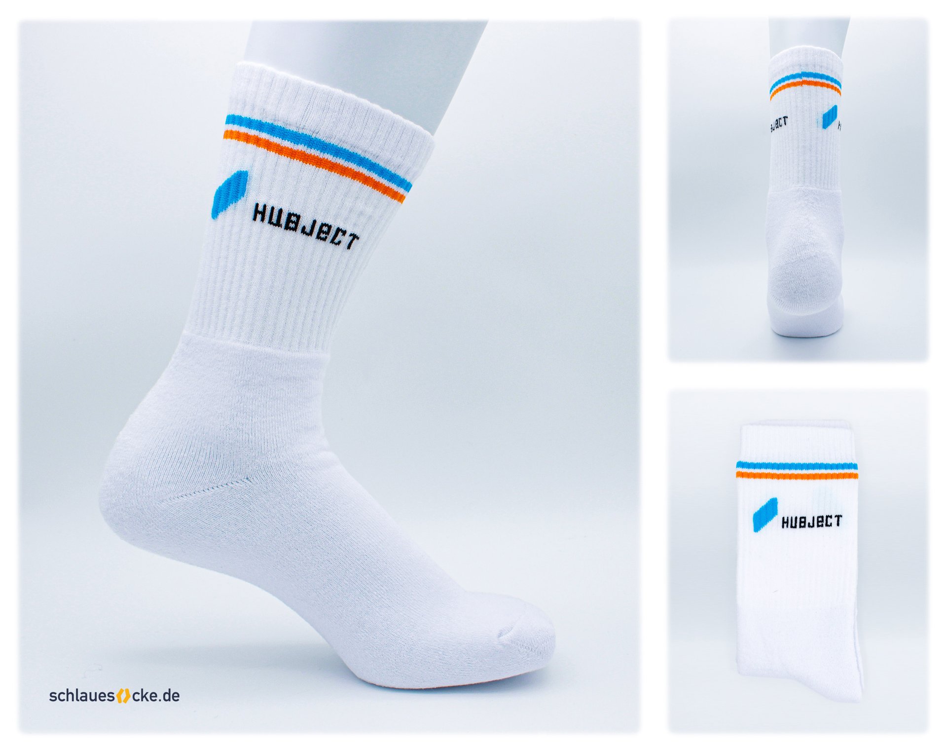 Sample project: Hubject – custom socks with packaging (Full Set)