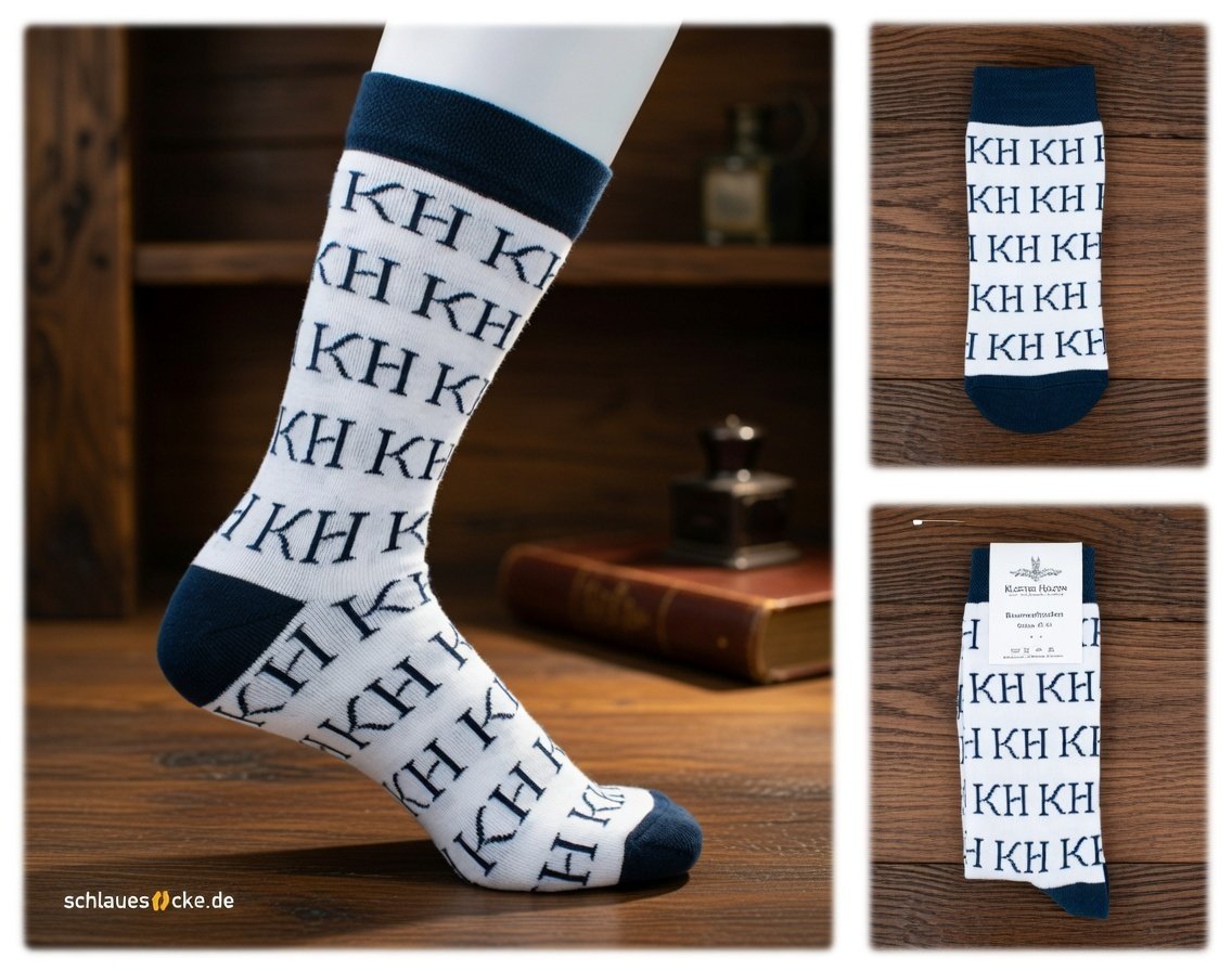 Beispielprojekt: individuelle Logo-Socken nach Kundenwunsch (Custom Socks), kein Katalogprodukt