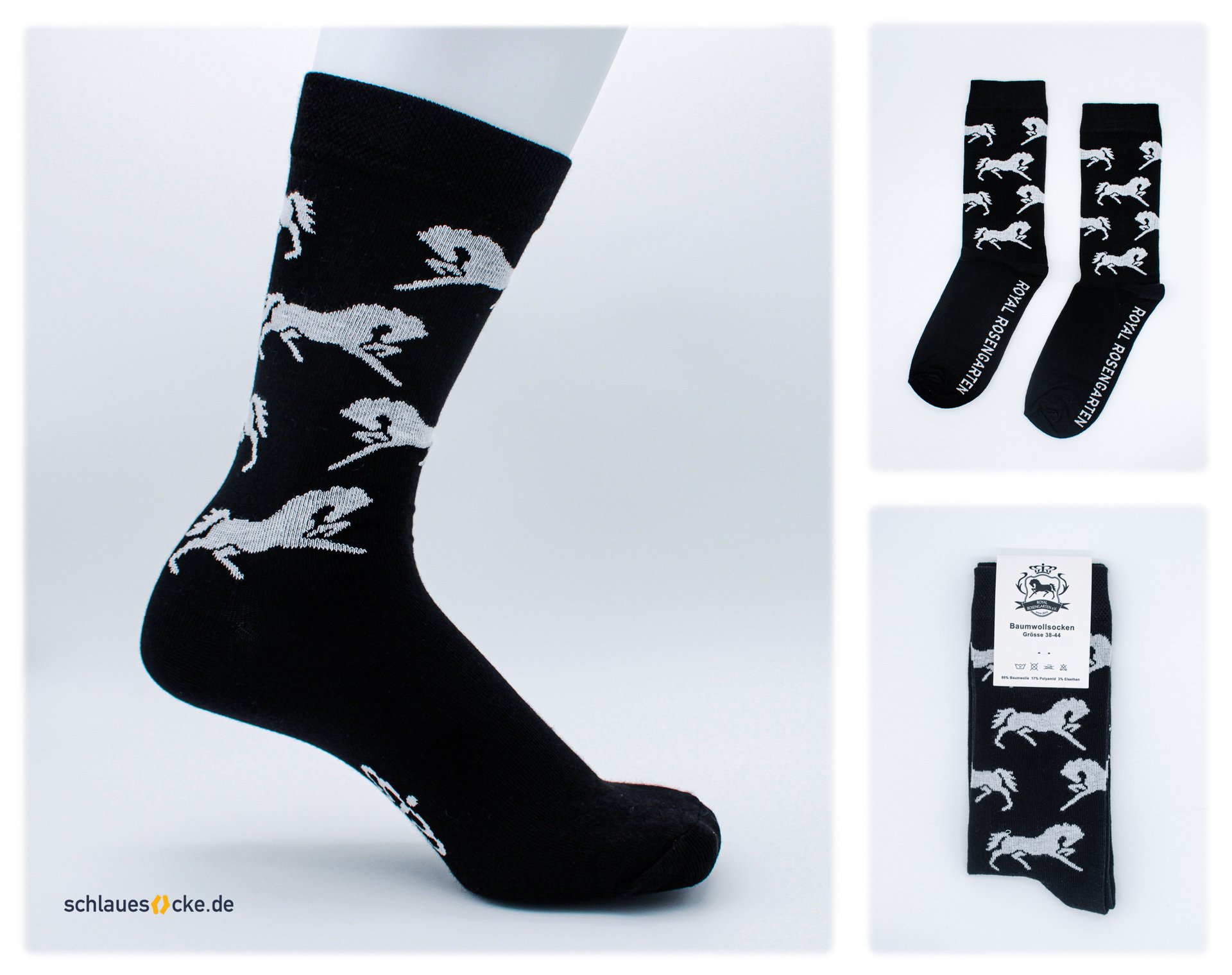 Sample project: Royal Rosengarten – custom socks with packaging (Full Set)