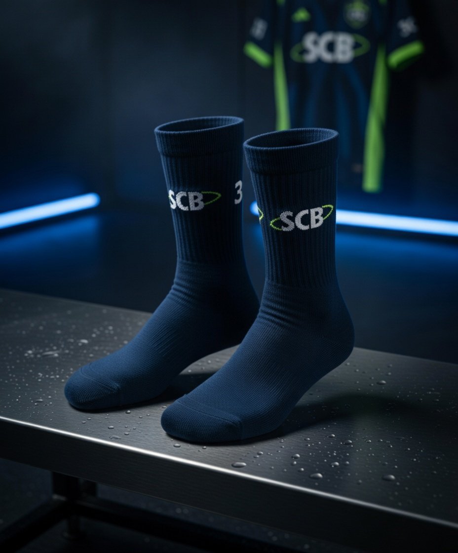 Beispielprojekt: individuelle Logo-Socken nach Kundenwunsch (Custom Socks), kein Katalogprodukt