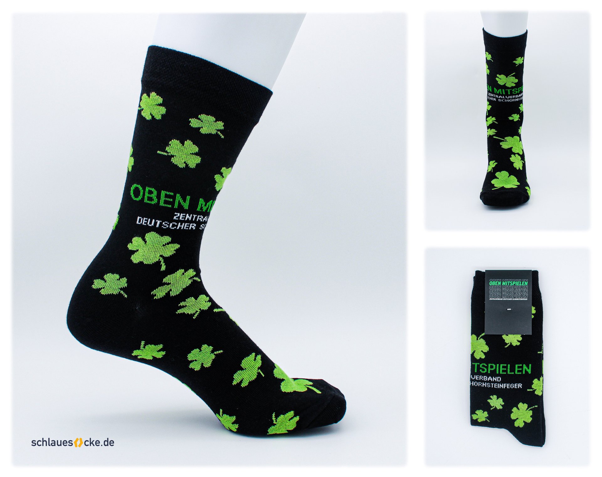 Sample project: Schornsteinfeger-Verband – custom socks with packaging (Full Set)