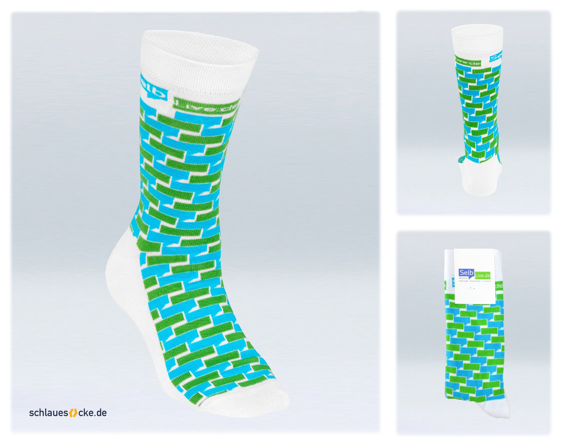 Sample project: Selb Live – custom socks with packaging (Full Set)