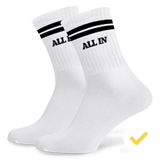 Beispielabbildung „Forfine designet“: individuelle Socken nach Kundenauftrag (Custom Socks), kein Katalogprodukt