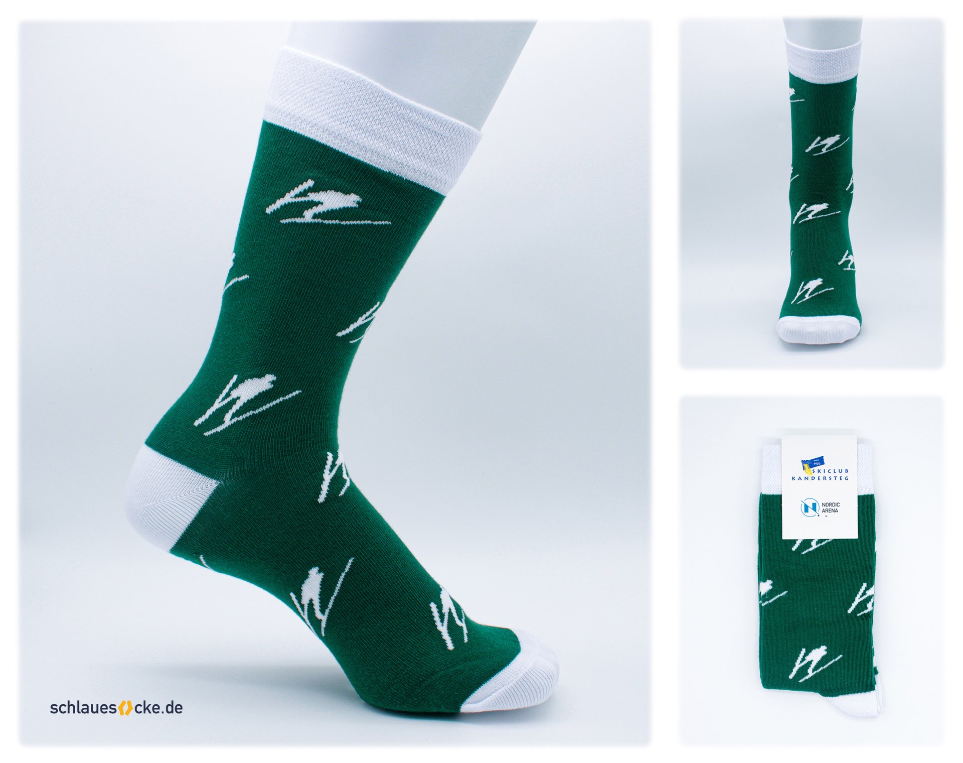 Sample project: Swisscom Nordic Arena – custom socks with packaging (Full Set)