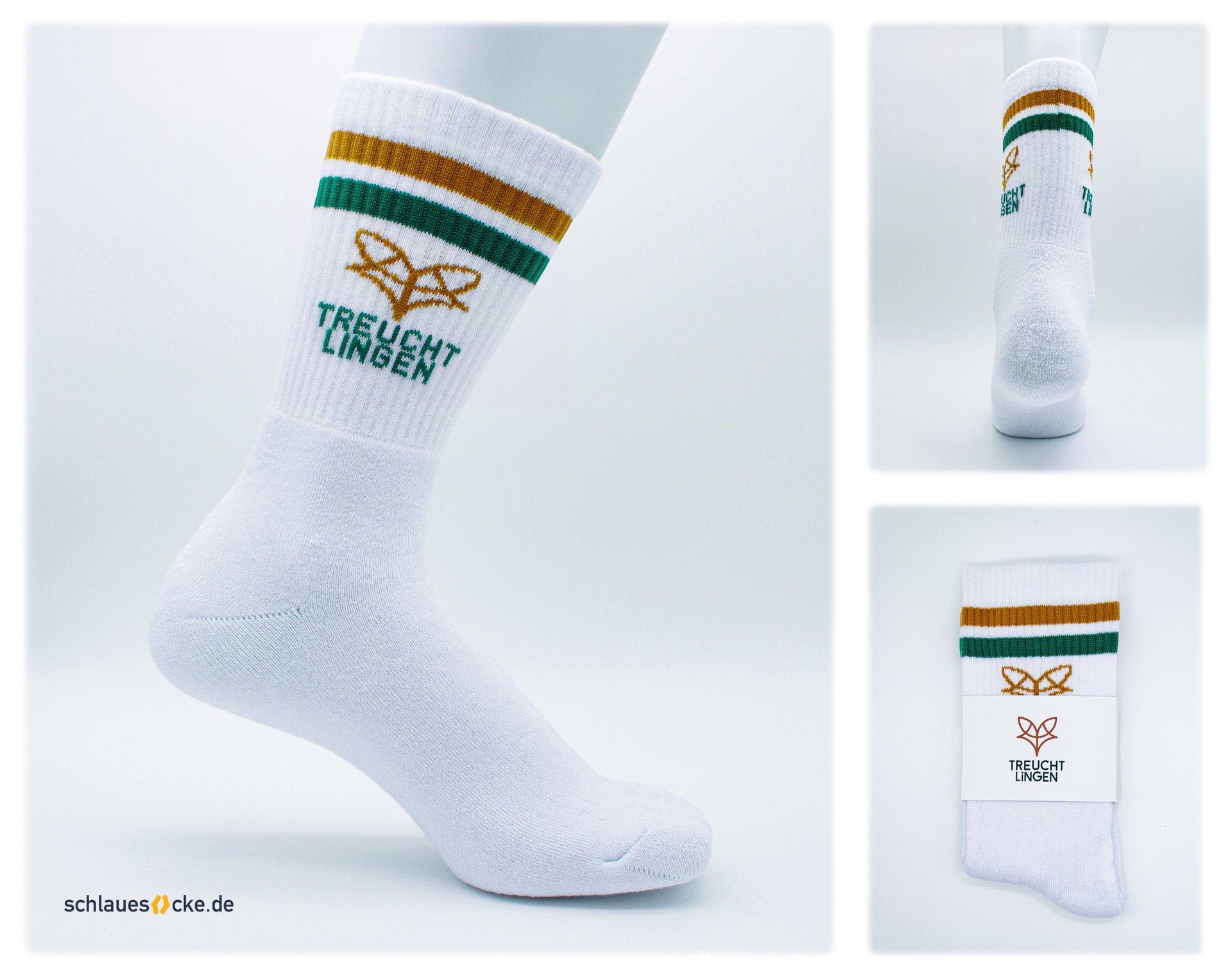 Sample project: Treuchtlingen – custom socks with packaging (Full Set)