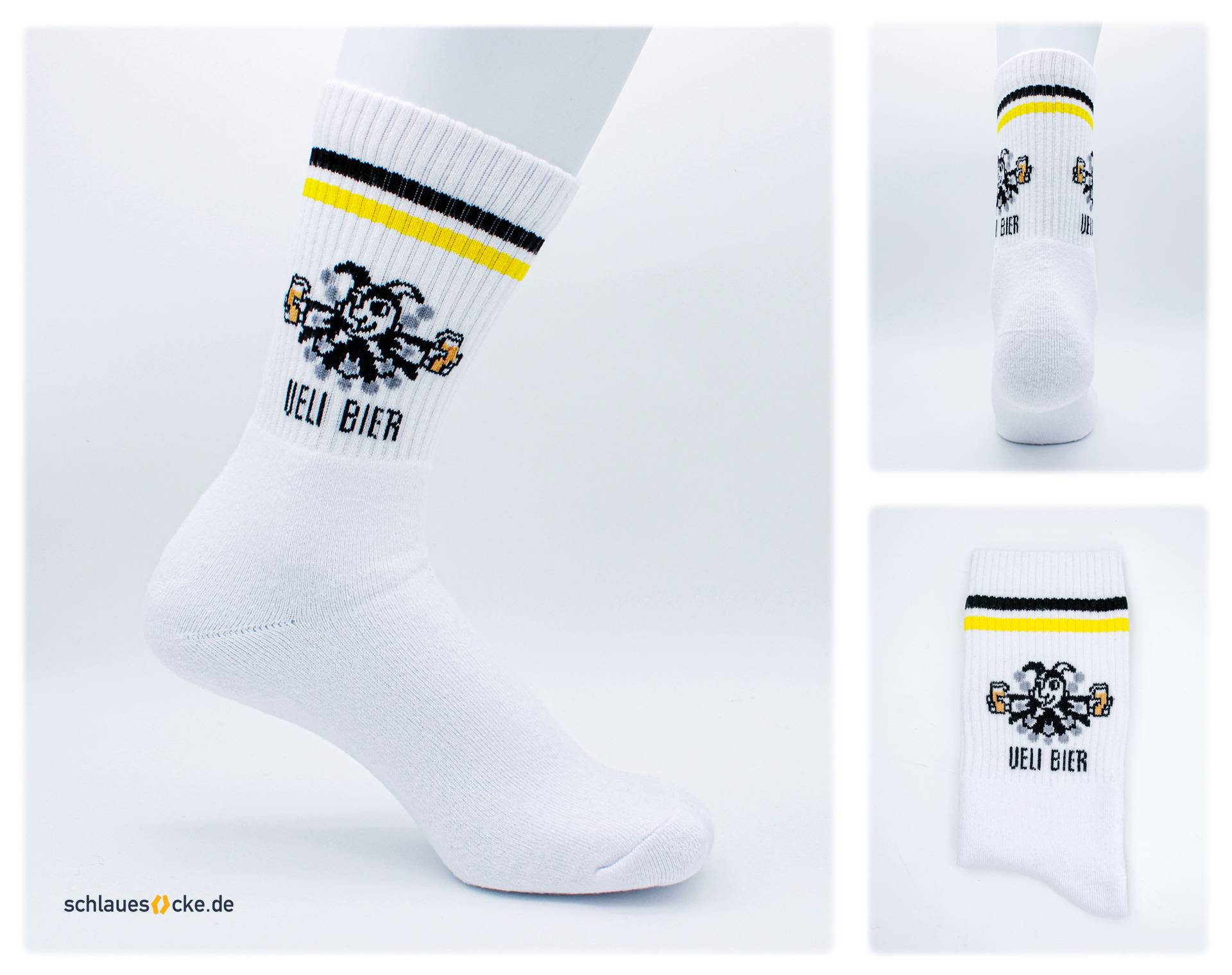 Beispielabbildung „Sokker personalisere“: individuelle Socken nach Kundenauftrag (Custom Socks), kein Katalogprodukt