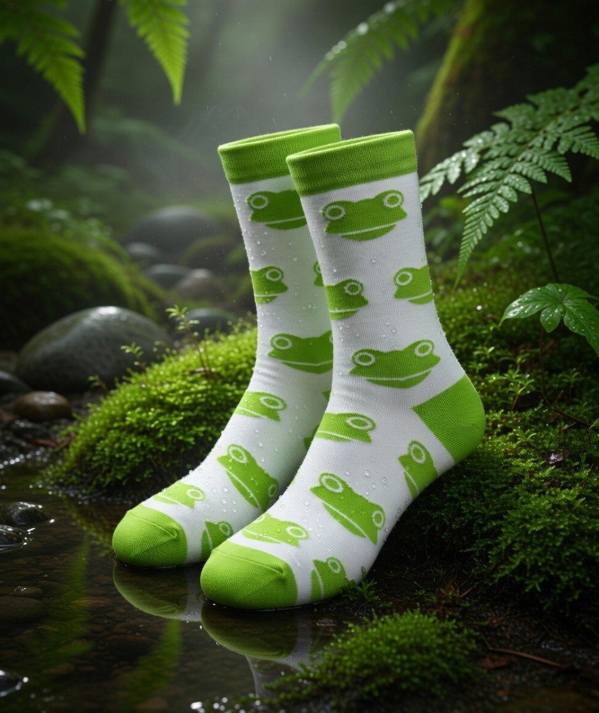 Beispielprojekt: individuelle Logo-Socken nach Kundenwunsch (Custom Socks), kein Katalogprodukt