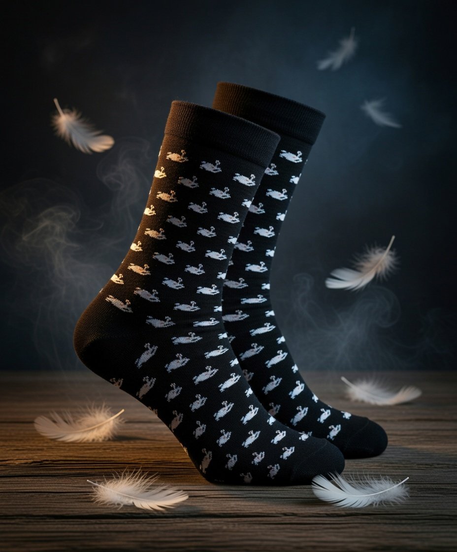 Beispielprojekt: individuelle Logo-Socken nach Kundenwunsch (Custom Socks), kein Katalogprodukt
