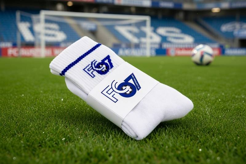 Beispielabbildung „Emballageformer“: individuelle Socken nach Kundenauftrag (Custom Socks), kein Katalogprodukt