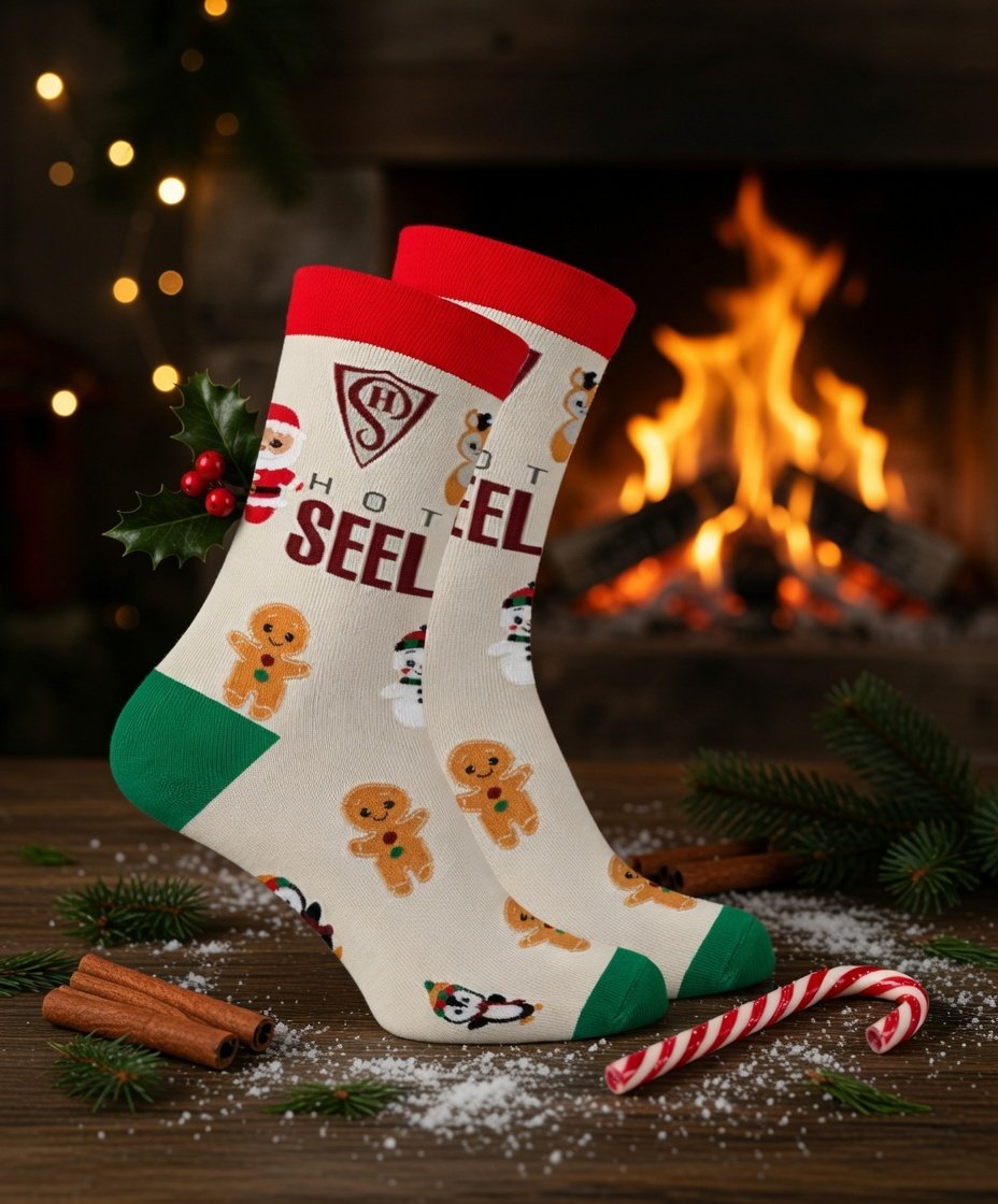 Beispielprojekt: individuelle Logo-Socken nach Kundenwunsch (Custom Socks), kein Katalogprodukt