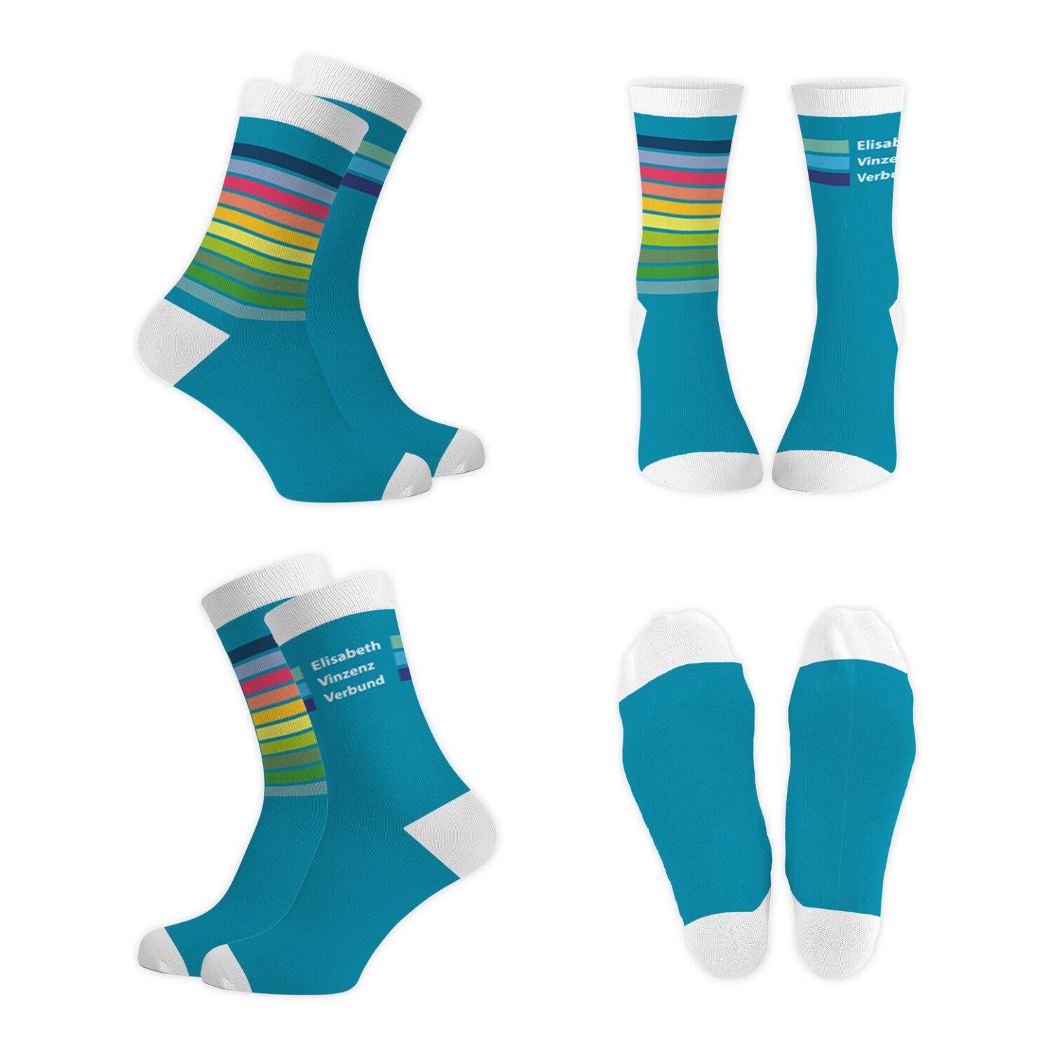 Socks with asymmetrical design / Mismatched socks